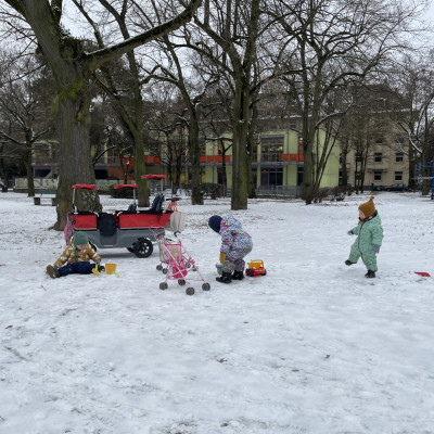... wir sind jeden Tag draußen!